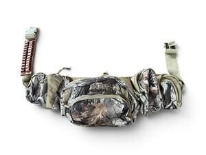 Remington Camo Hunting Waist Pack Fanny Pack Leather Ammo Shell Holder Realtree